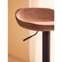 Dalston Set Of Two Mocha Bar Stools  Home Luxe Interior
