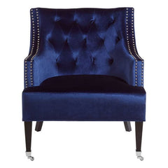 Darlington Blue Velvet Chair - Home Luxe Interior