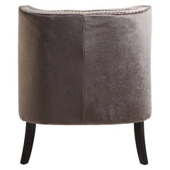Darlington Grey Velvet Chair- Home Luxe Interior