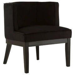 [EKM-AUTOGENERATED]Daxton Black Velvet Rounded Chair