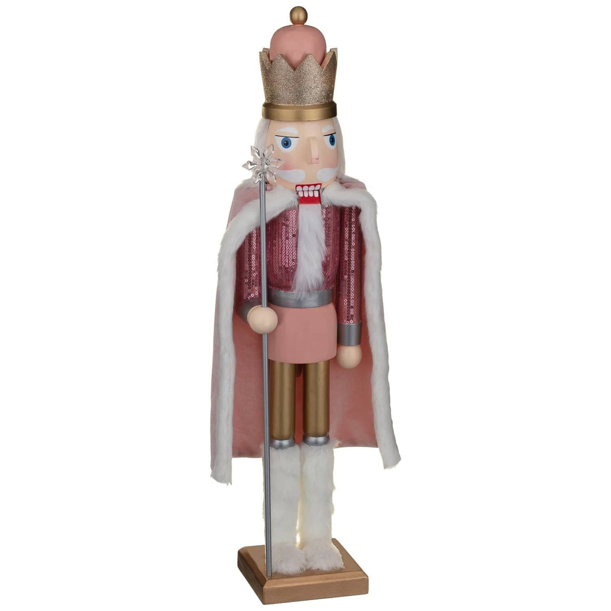 [EKM-AUTOGENERATED]Deco Shimmer Nutcracker Pink 61cm