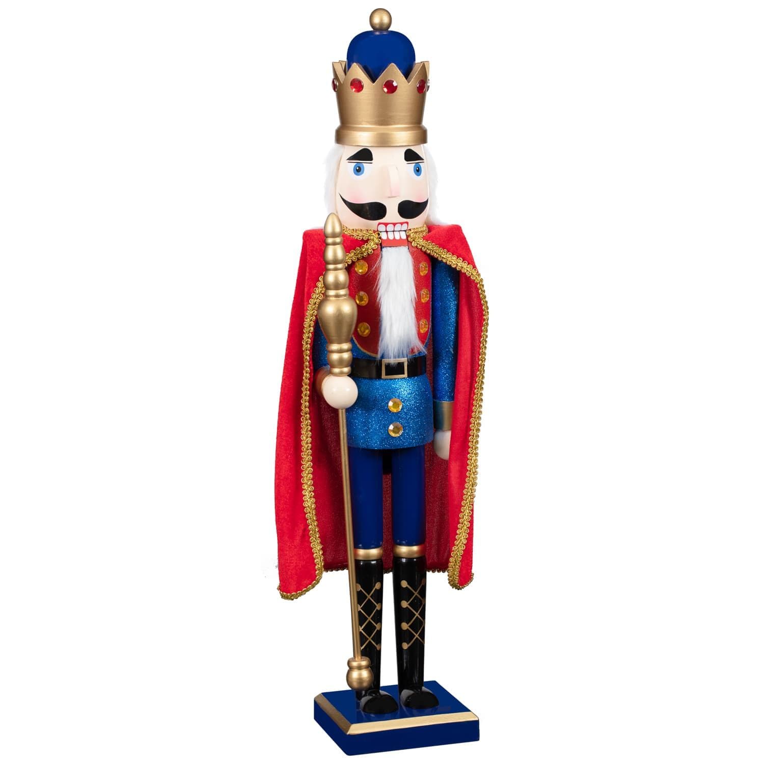 [EKM-AUTOGENERATED]Deluxe Christmas Nutcracker 61Cm - Red Cape