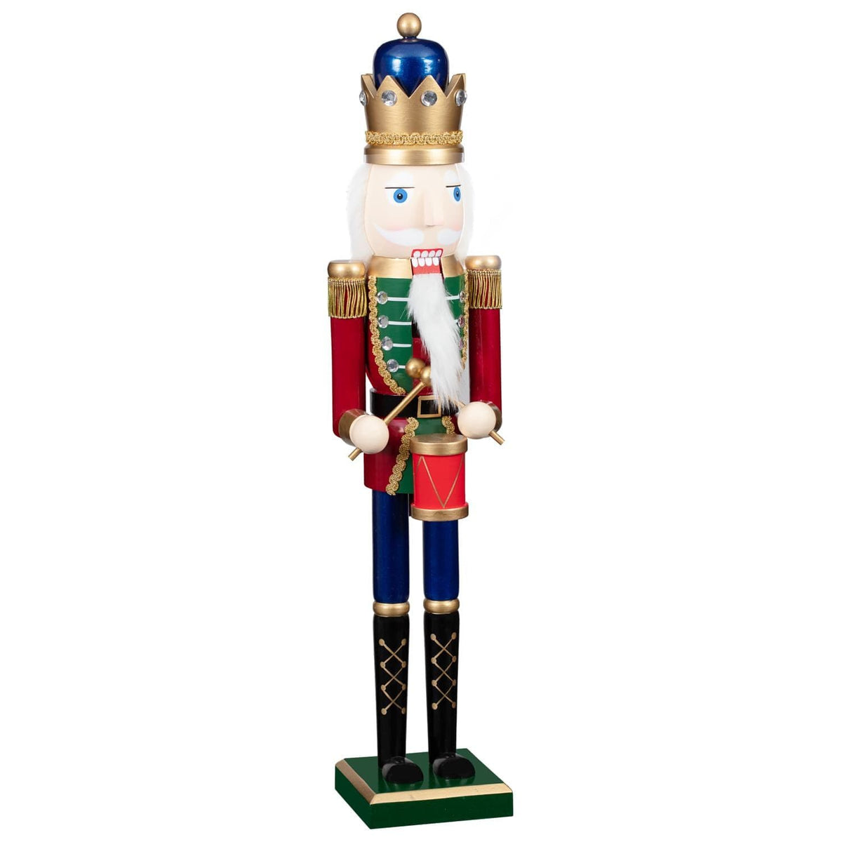 [EKM-AUTOGENERATED]Deluxe Christmas Nutcracker 61Cm - Red Green