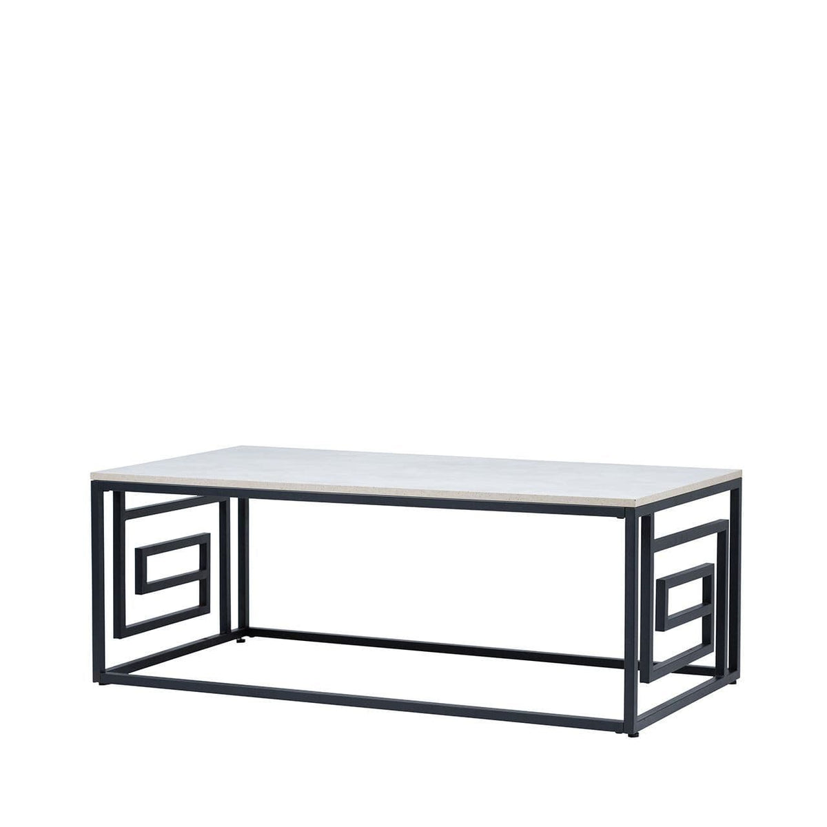 [EKM-AUTOGENERATED]Devon Grecian Design Black and Grey Coffee Table