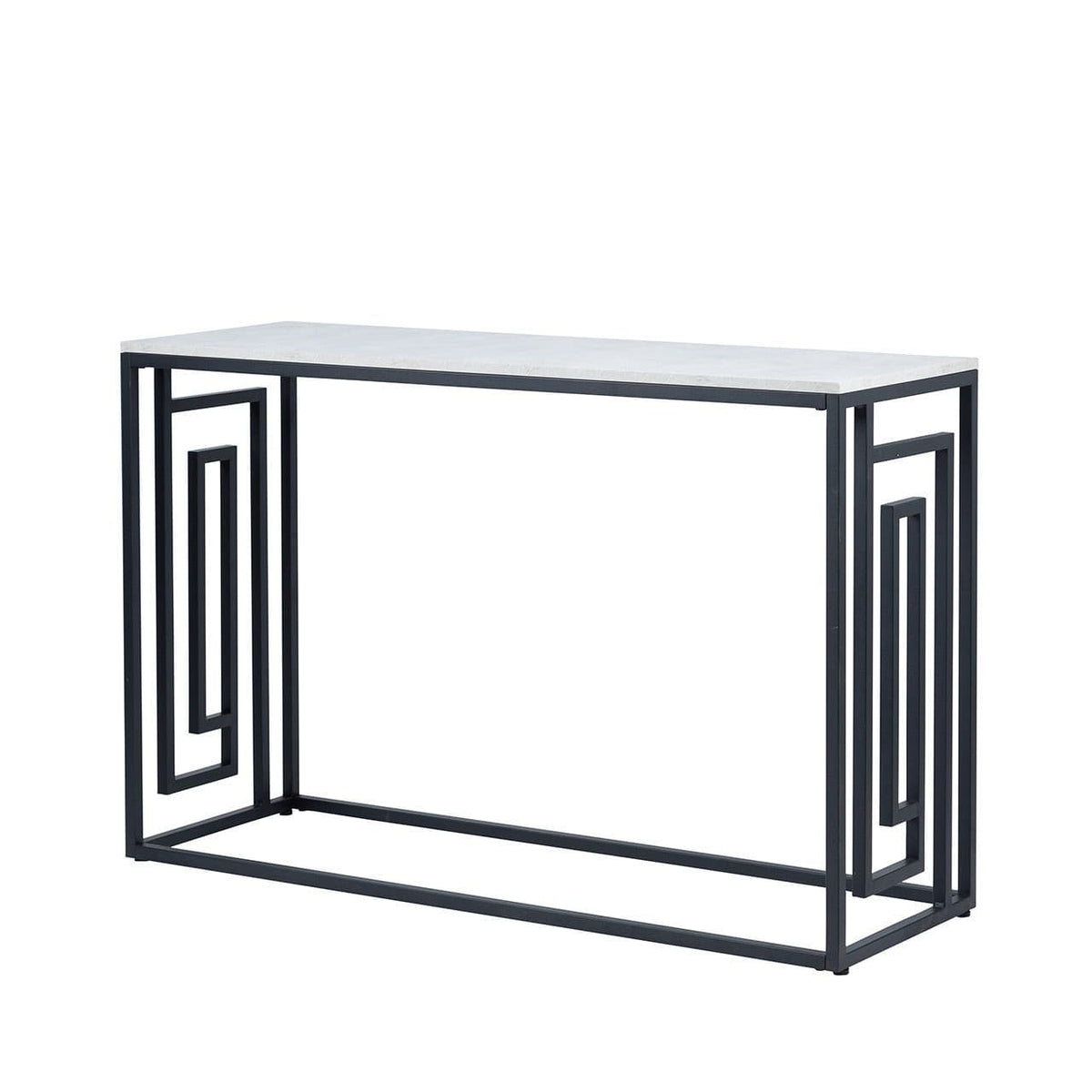[EKM-AUTOGENERATED]Devon Grecian Design Black and Grey Console Table