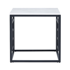 Devon Grecian Design Black and Grey End Table