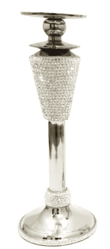 [EKM-AUTOGENERATED]Diamante Band Candle Holder Medium