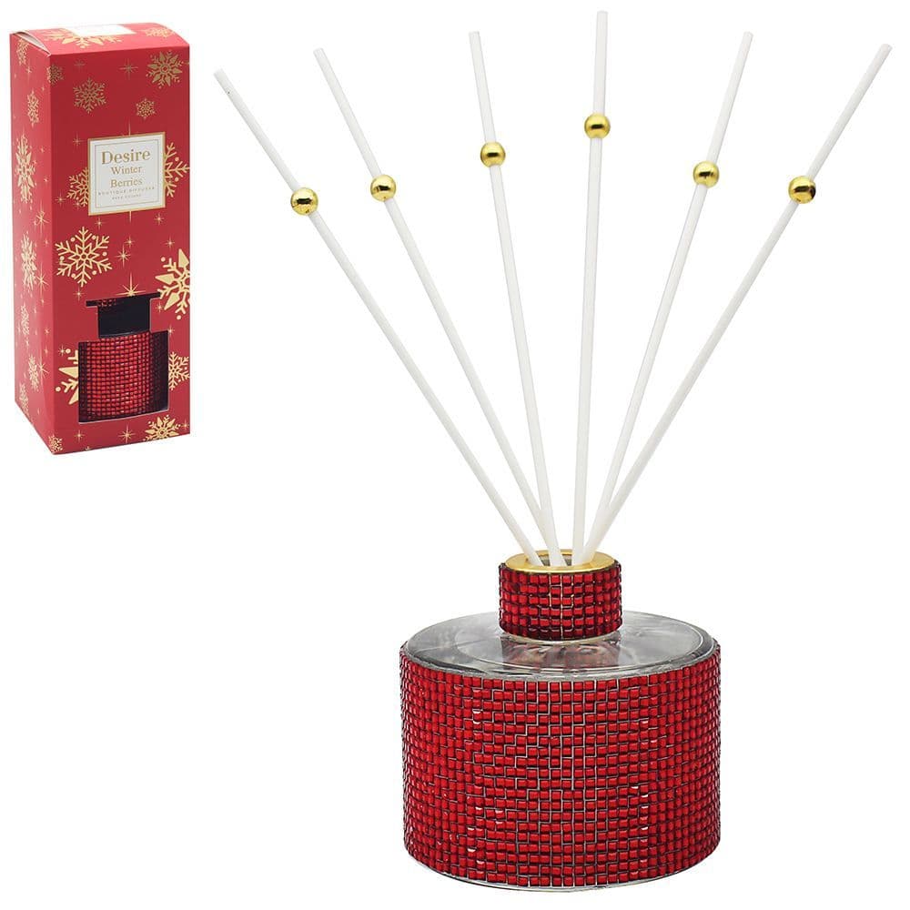 [EKM-AUTOGENERATED]DIAMANTE DIFFUSER RED 200ML