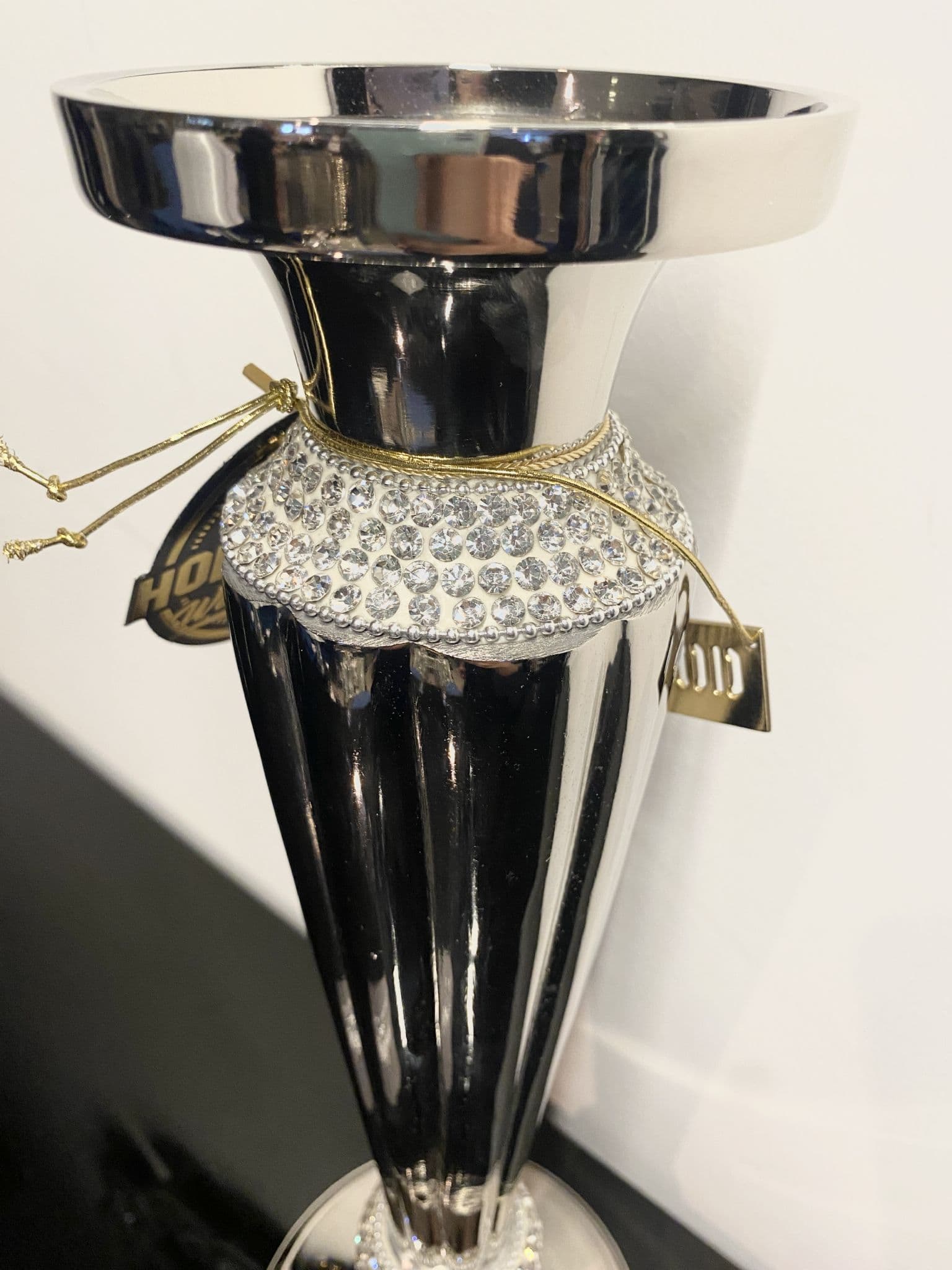 Diamante Elegant Candle Holder Large