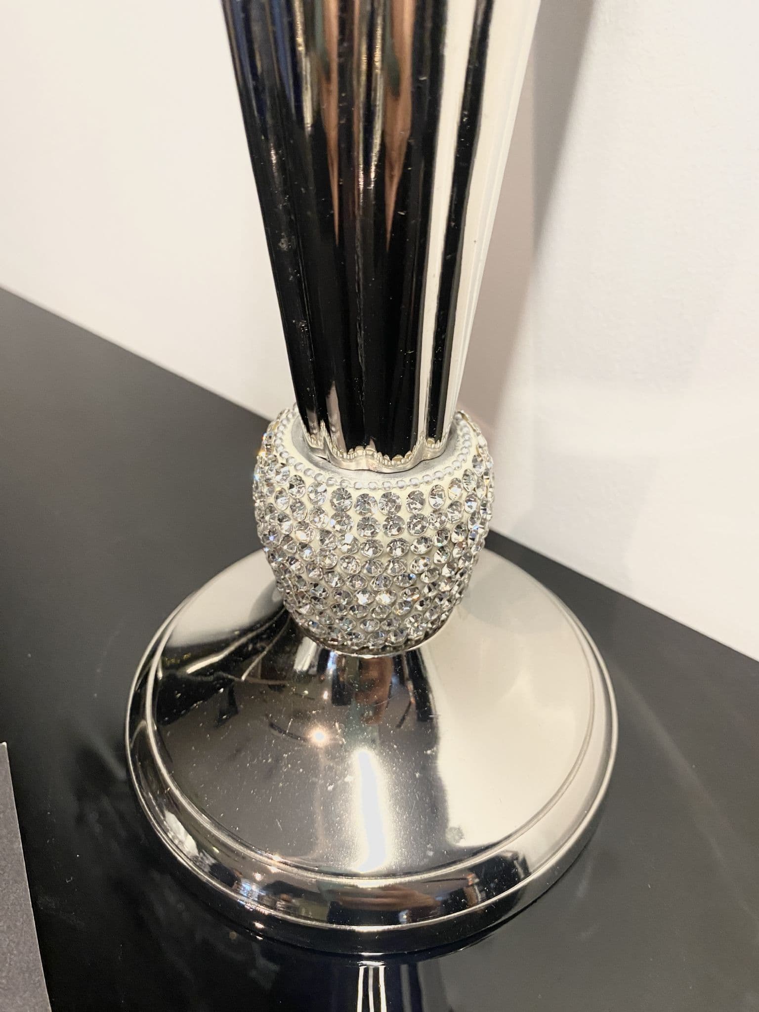 Diamante Elegant Candle Holder Large