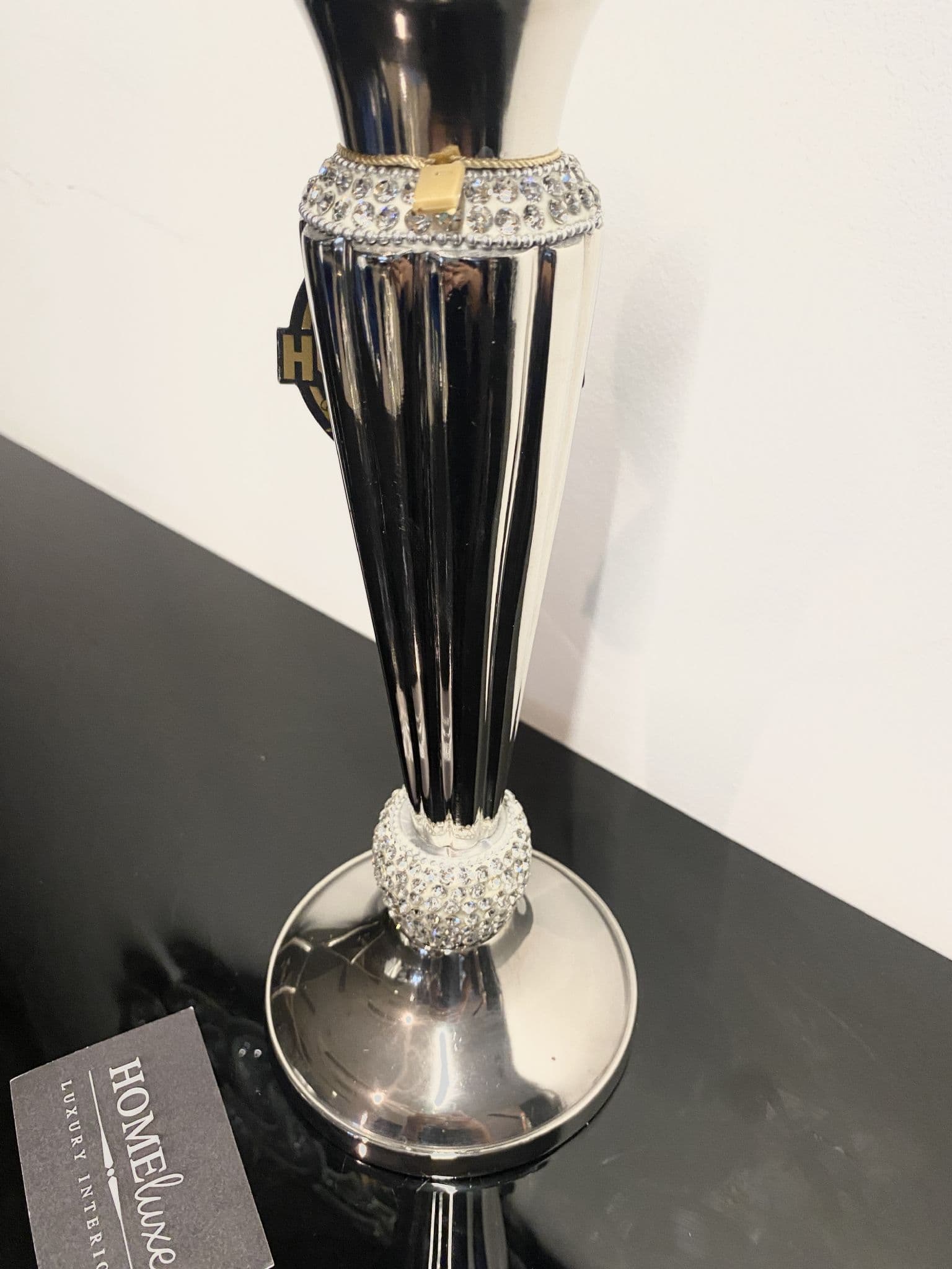 Diamante Elegant Candle Holder Medium