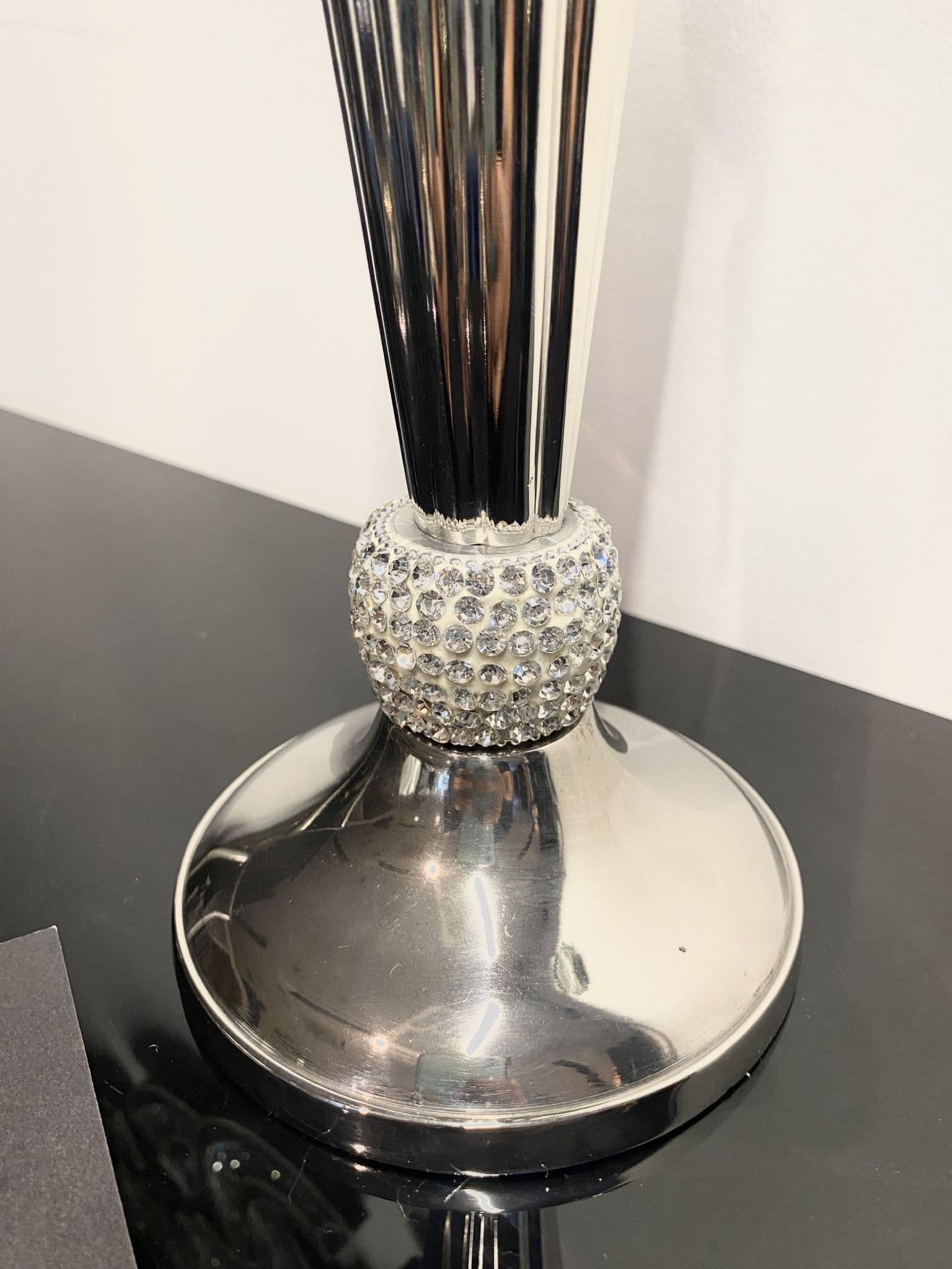 Diamante Elegant Candle Holder Medium