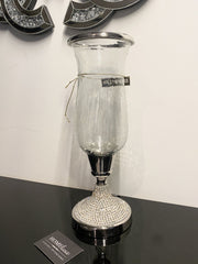 [EKM-AUTOGENERATED]Diamante Glass Hurricane Candle Holder