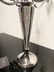 Diamante Silver 5 Arm Candelabra 40Cm