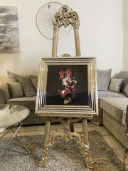 [EKM-AUTOGENERATED]Disney Minnie Mouse Wall Art Chrome Frame 55Cm X 55Cm