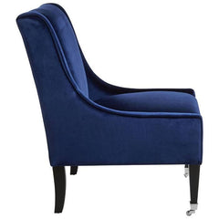 Downton Blue Velvet Chair - Home Luxe Interior