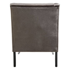 Downton Grey Velvet Chair - Home Luxe Interior