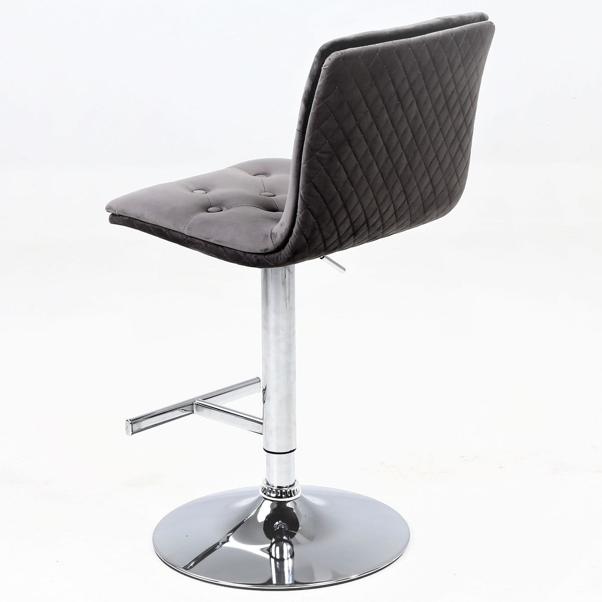 [EKM-AUTOGENERATED]Elland Fabric Bar Stool Grey