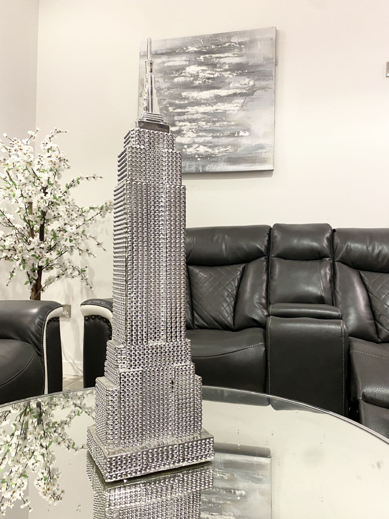 [EKM-AUTOGENERATED]Empire State Building Silver Décor