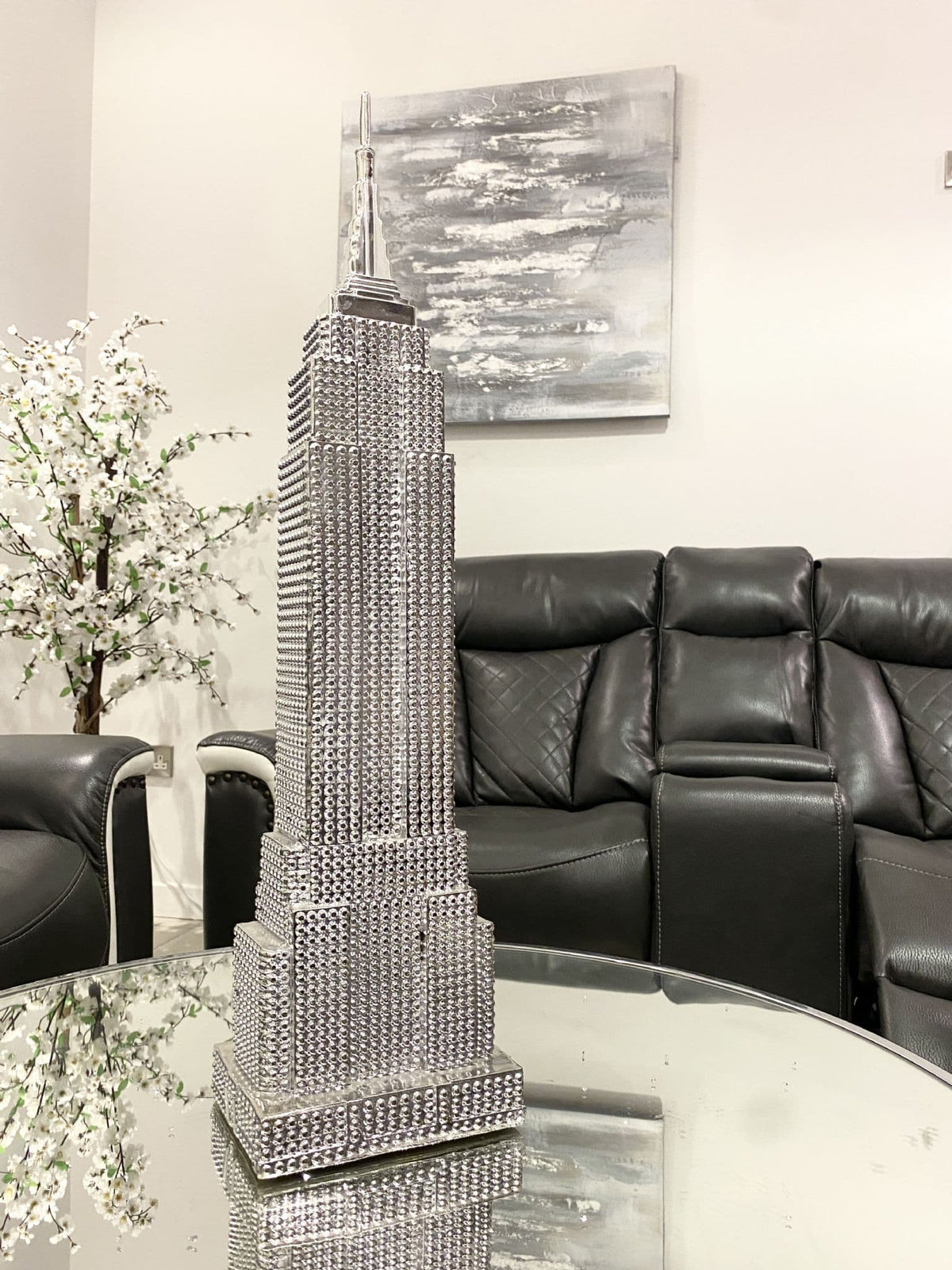 [EKM-AUTOGENERATED]Empire State Building Silver Décor