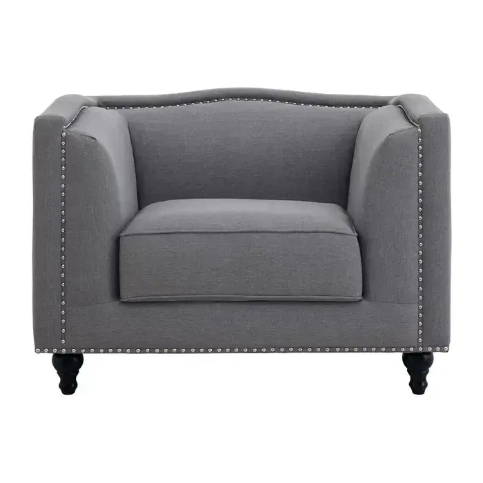 [EKM-AUTOGENERATED]Feya Grey Fabric Chair
