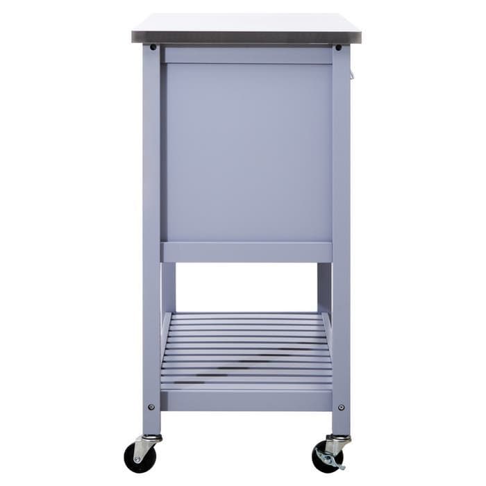 Frankfurt Grey Kitchen Trolley  Home Luxe Interior