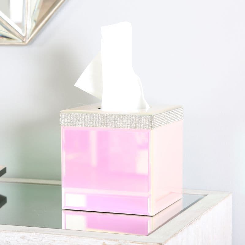 [EKM-AUTOGENERATED]Glitz And Lustre Cube Tissue Box Holder