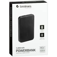 Goodmans 2 USB Power Bank 5000mAh