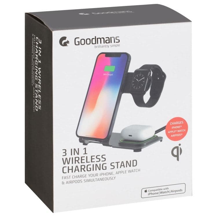 [EKM-AUTOGENERATED]Goodmans 3-in-1 Wireless Charging Stand