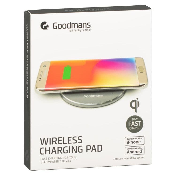 [EKM-AUTOGENERATED]Goodmans Metallic Wireless Charging Pad