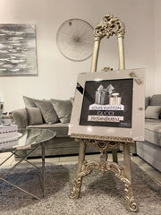 [EKM-AUTOGENERATED]Grey Giftbox Bookstack Wall Art Mirror Frame