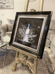 Grey Goose Vodka Wings Wall Art Black Step Frame