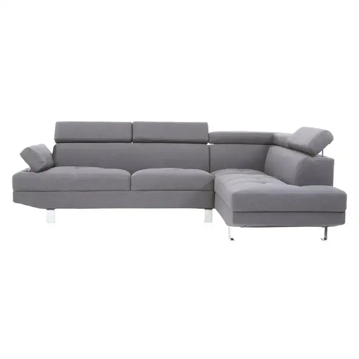[EKM-AUTOGENERATED]Hanover Grey Linen Corner Sofa