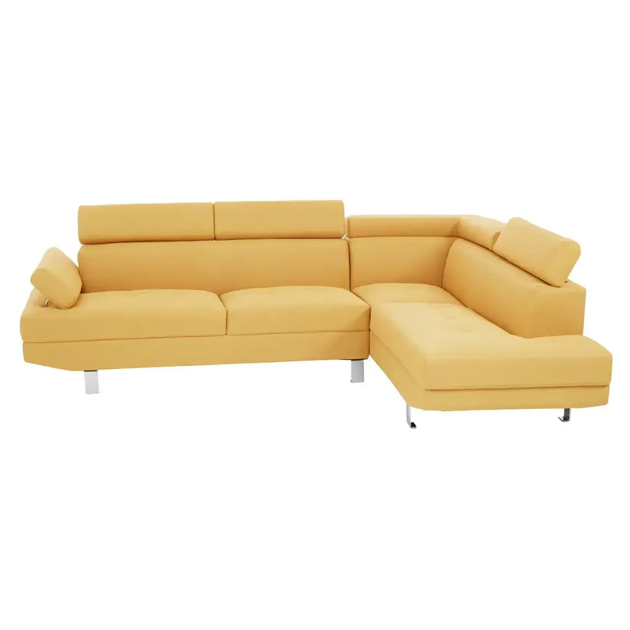 [EKM-AUTOGENERATED]Hanover Ochre Linen Corner Sofa