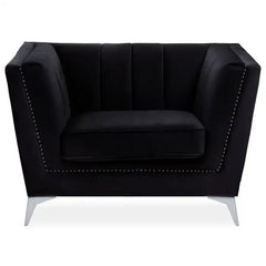 [EKM-AUTOGENERATED]Hansa Black Velvet Chair
