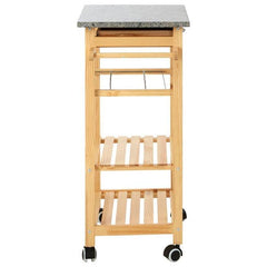 Harlow Glenn Pinewood Large Kitchen Trolley  Home Luxe Interior