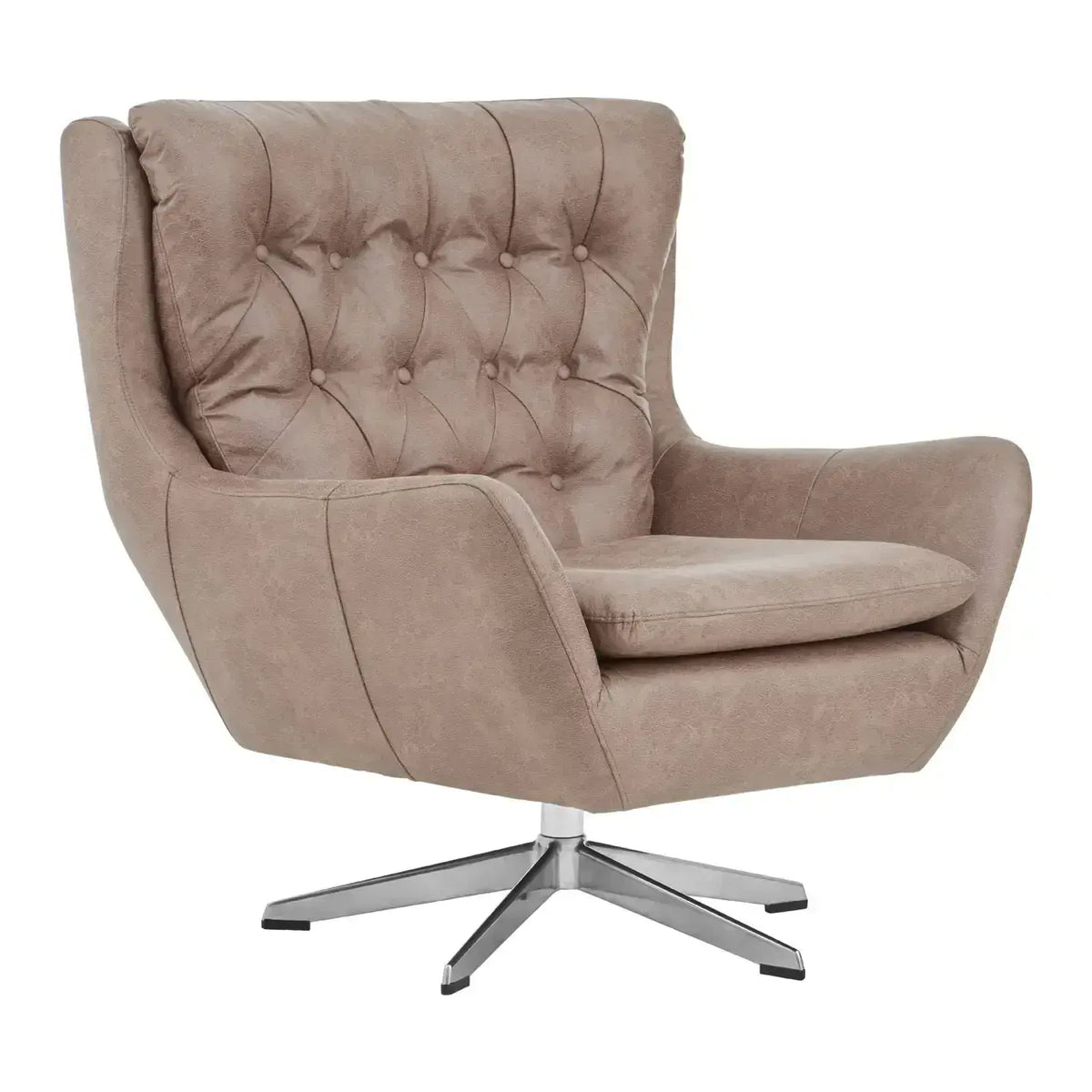 [EKM-AUTOGENERATED]Harold faux brown leather Armchair