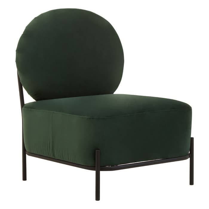 [EKM-AUTOGENERATED]Haya Green Velvet Chair Home Luxe Interior