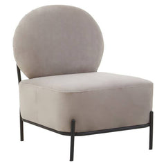 [EKM-AUTOGENERATED]Haya Mink Velvet Chair Home Luxe Interior