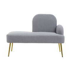 Heather Grey Chaise Lounge  Home Luxe Interior