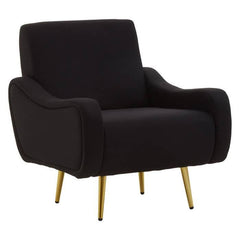 [EKM-AUTOGENERATED]Holli Black Armchair - Home Luxe Interior