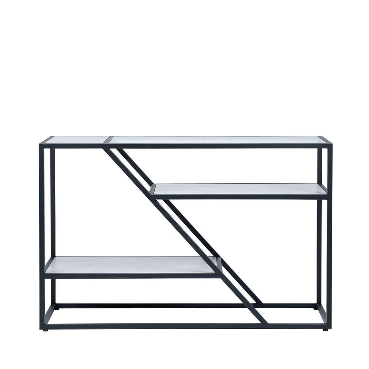 [EKM-AUTOGENERATED]Ibarra Black and Grey Console Table