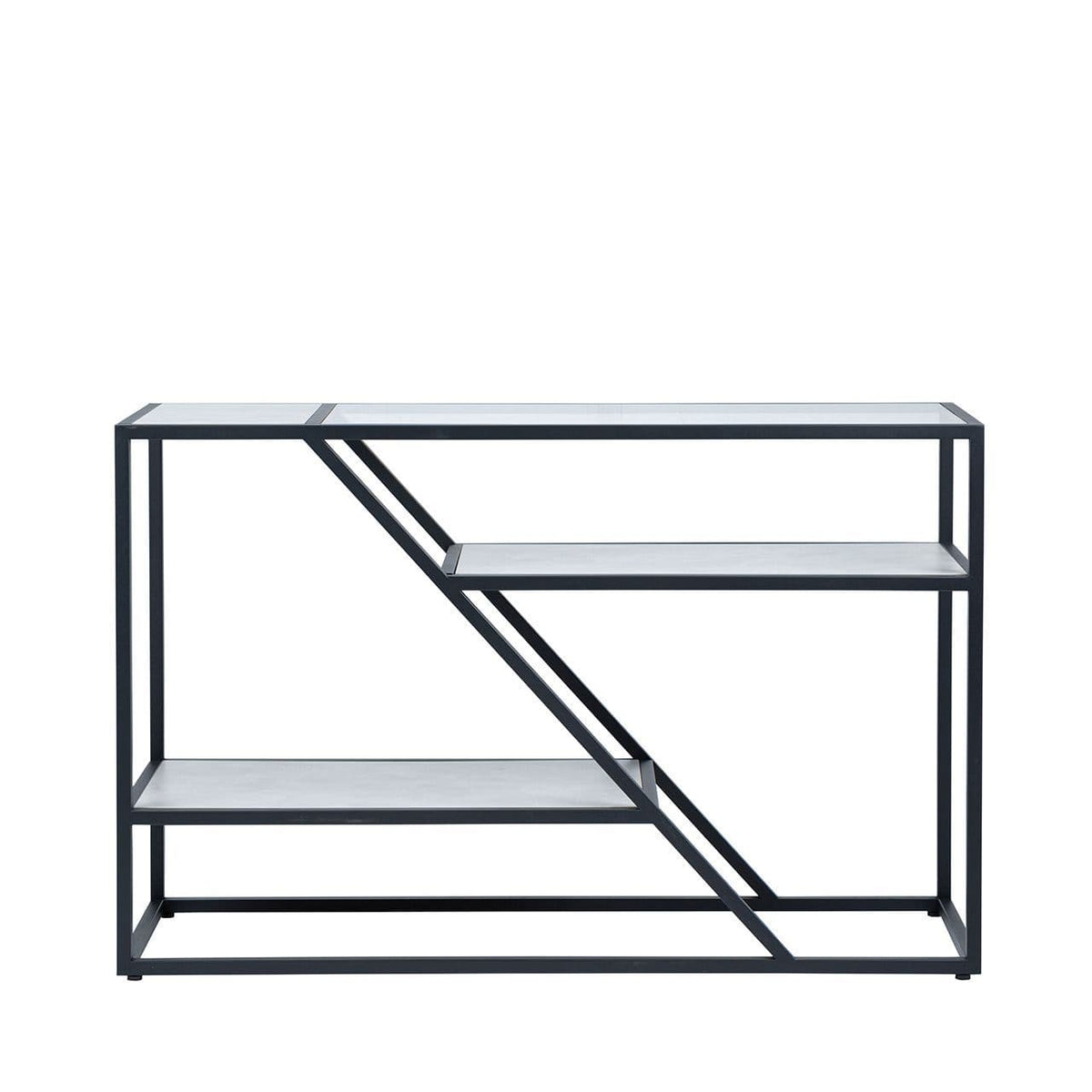 [EKM-AUTOGENERATED]Ibarra Black and Grey Console Table