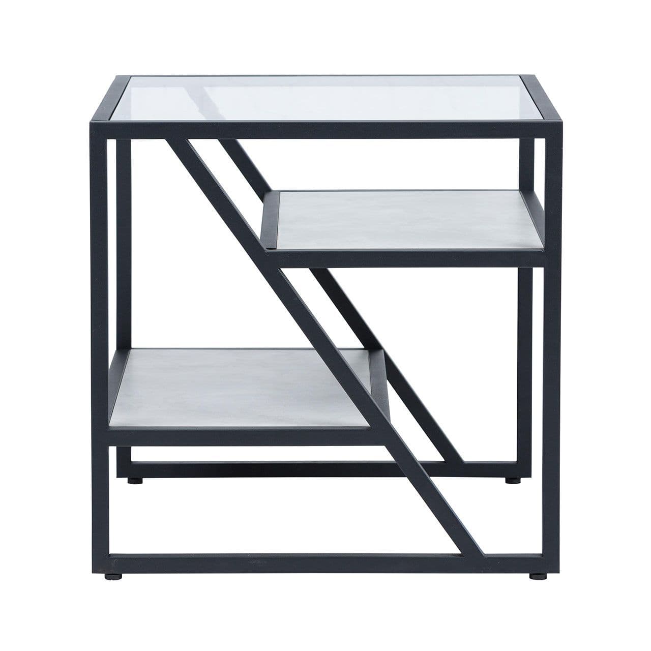 [EKM-AUTOGENERATED]Ibarra Black and Grey End Table