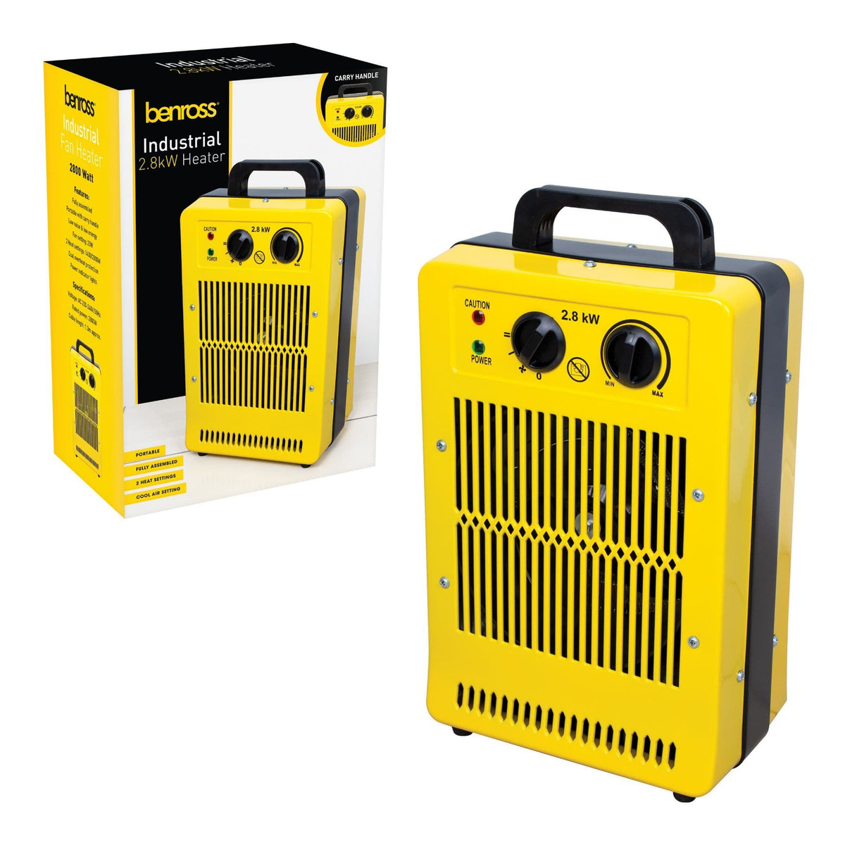 [EKM-AUTOGENERATED]Industrial Fan Heater Waterproof 2800W