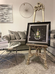 [EKM-AUTOGENERATED]Jameson Whisky Splash Wall Art Black Step Frame