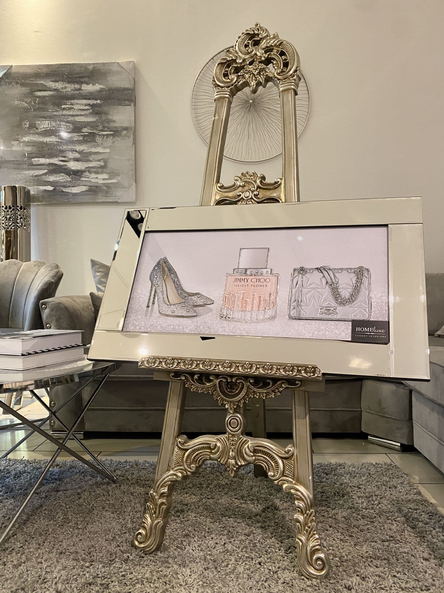 [EKM-AUTOGENERATED]Jimmy Choo Fashion Shoes Wall Art 45Cm X 85Cm