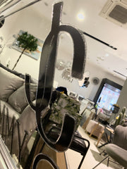 Jimmy Choo Signature Mirror Wall Art Chrome Step Frame 115Cm X 65Cm