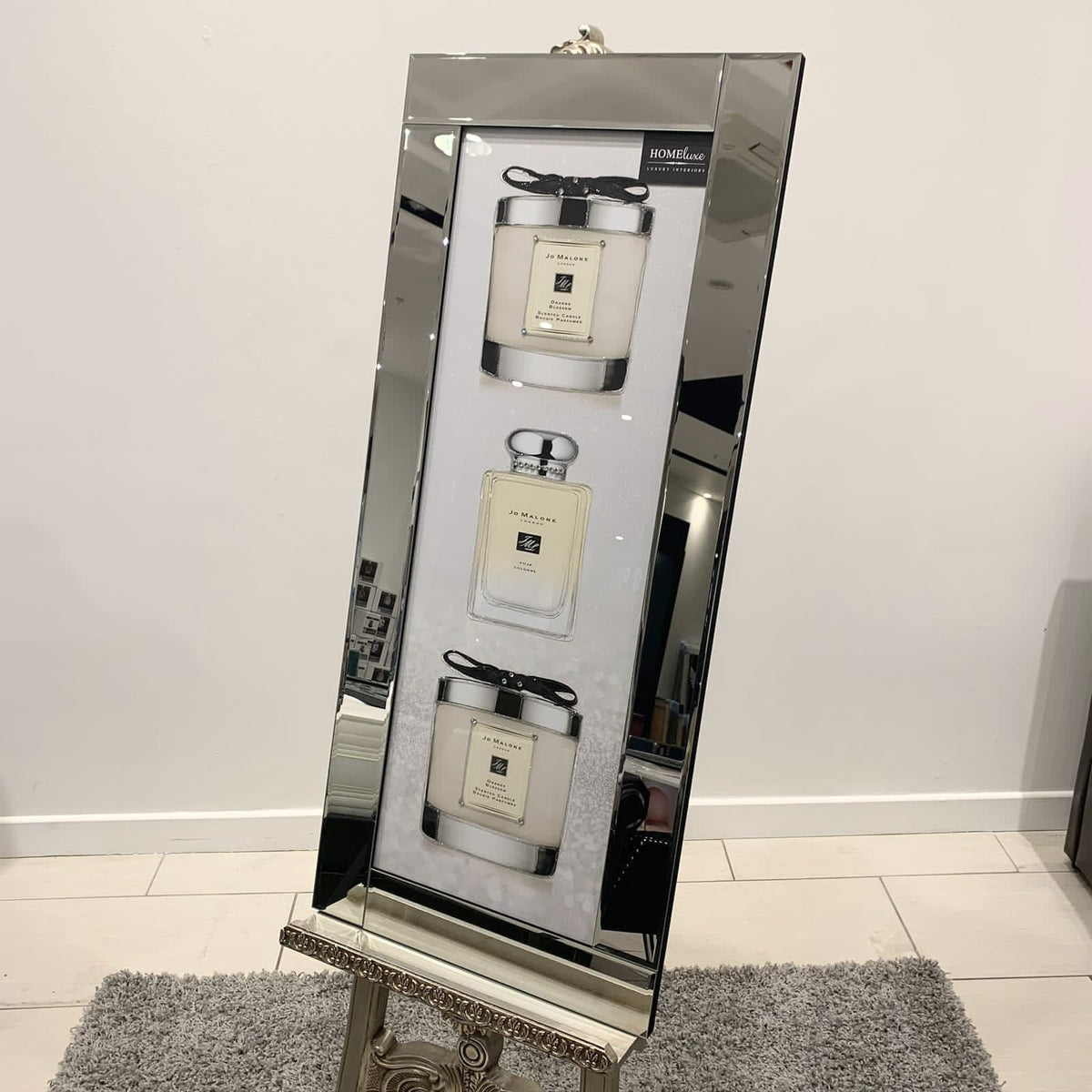 [EKM-AUTOGENERATED]Jo Malone Perfume Cream Candles Wall Art Mirror Frame