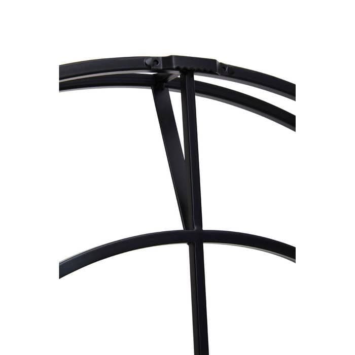 Kent Large Black Finish Metal Wall Clock - Home Luxe Interior